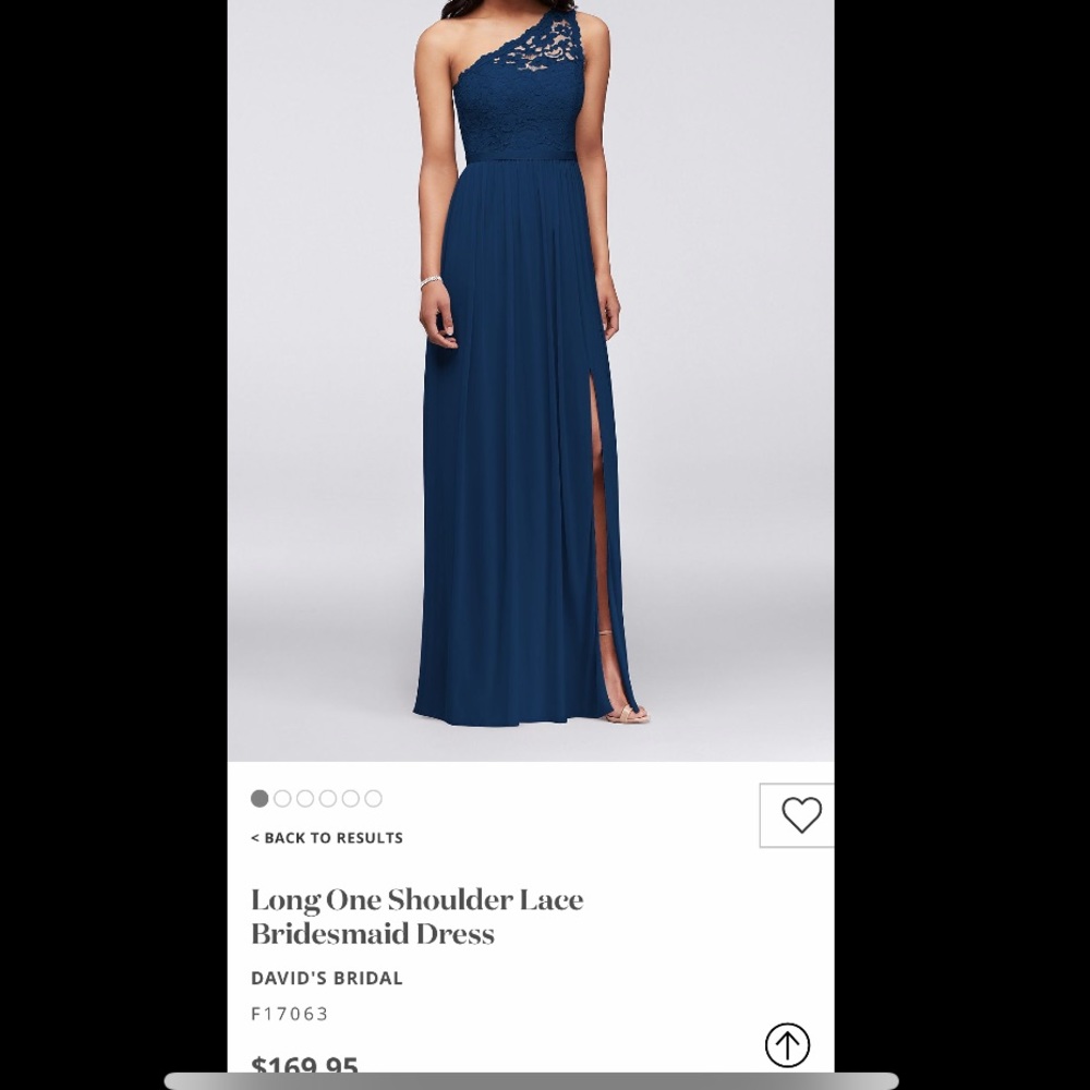 David’s Bridal Bridesmaid Dress